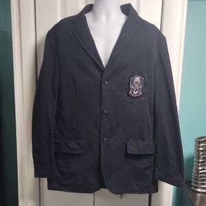 Men's Polo Ralph Lauren Academy Navy Blazer with Crest